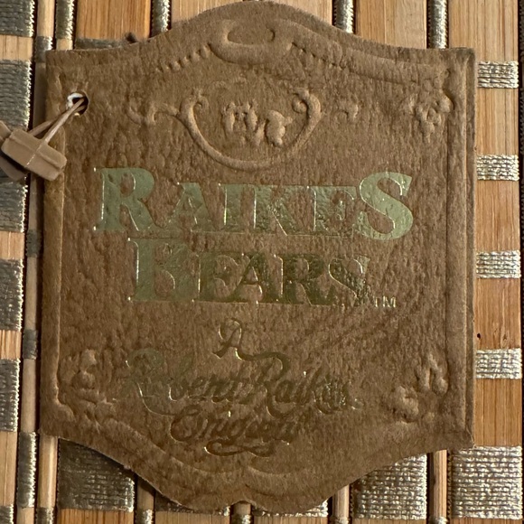 Vintage Robert Raikes Collectible Eric The Bear Wood Face And Feet - Picture 14 of 16